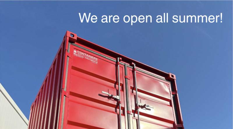 We remain open all summer!