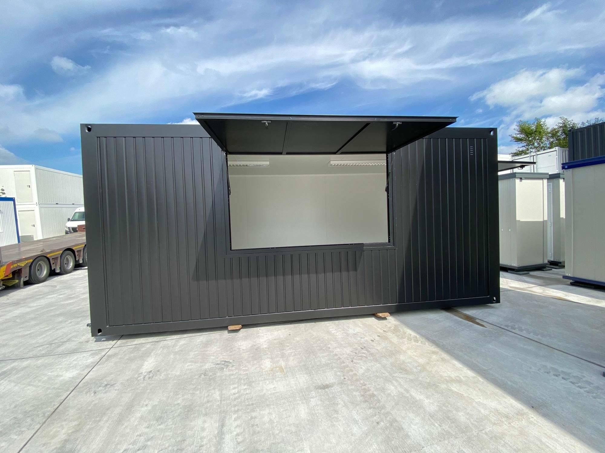 Mechanic International - Op maat gemaakte barcontainer 6x3m | Mobiele ...