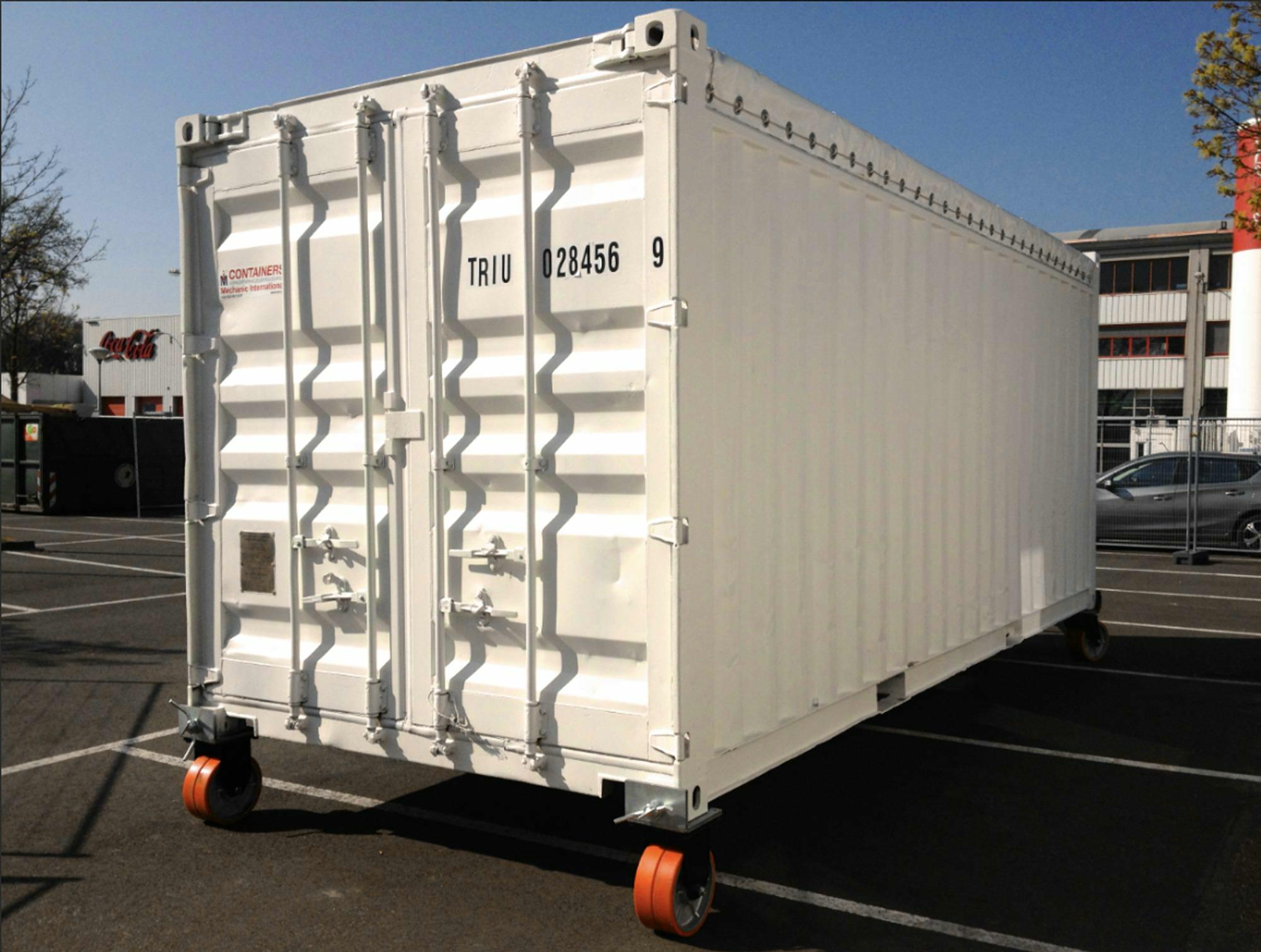 Mechanic International – Industriële open top container op wielen ...