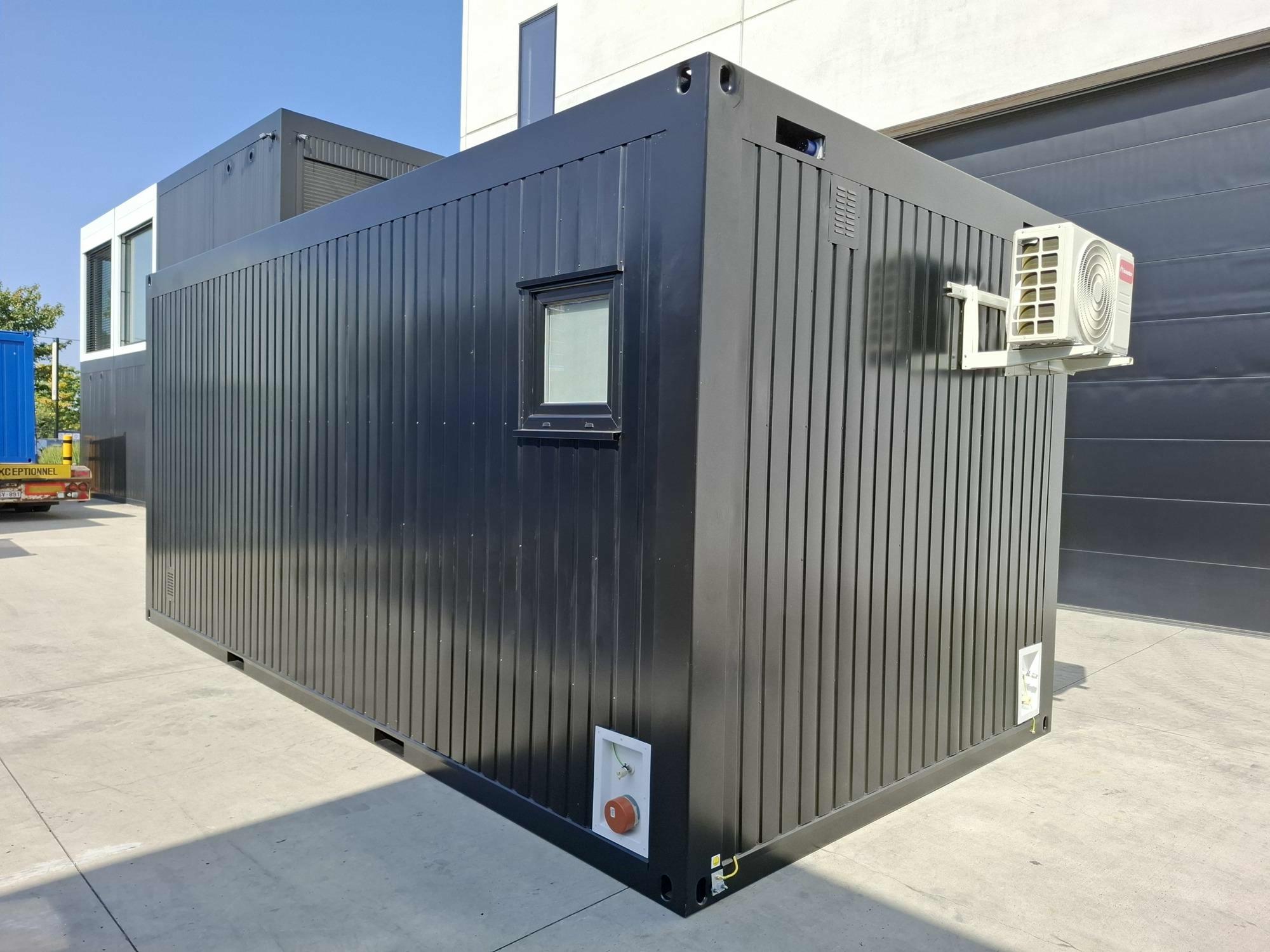 Mechanic International - Wooncontainer 6x3m met Airco en Sanitair ...