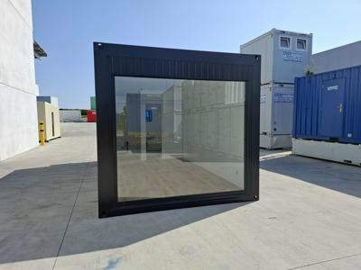 Residential container 6x3m with air conditioning and sanitary facilities