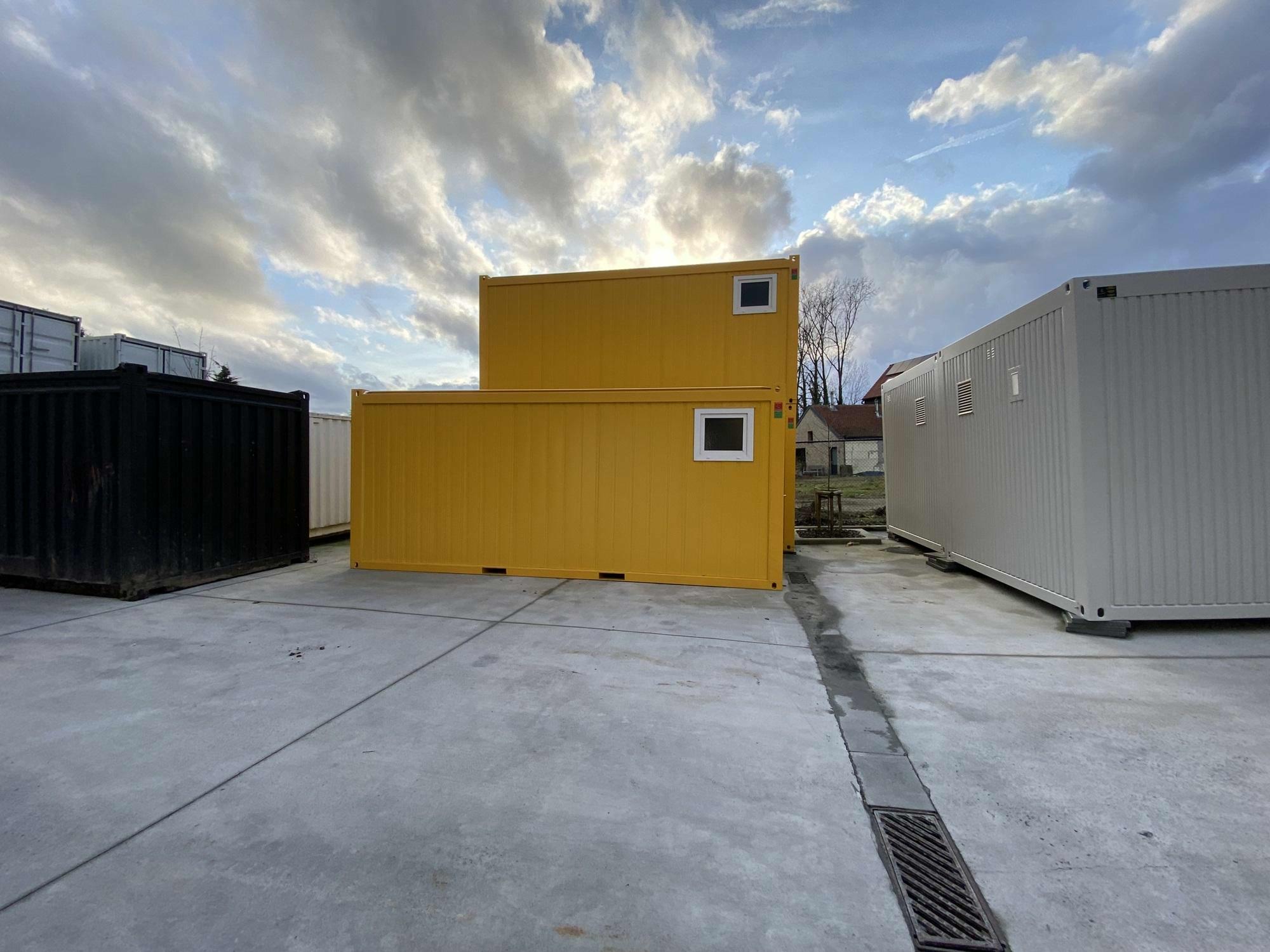High-Quality Office Containers for Construction Sites – AC, Heating ...