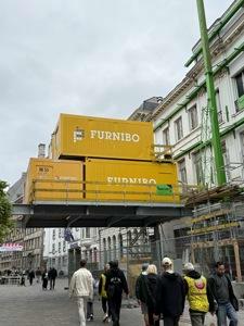 Bürocontainer auf Stahlkonstruktion 6x3m