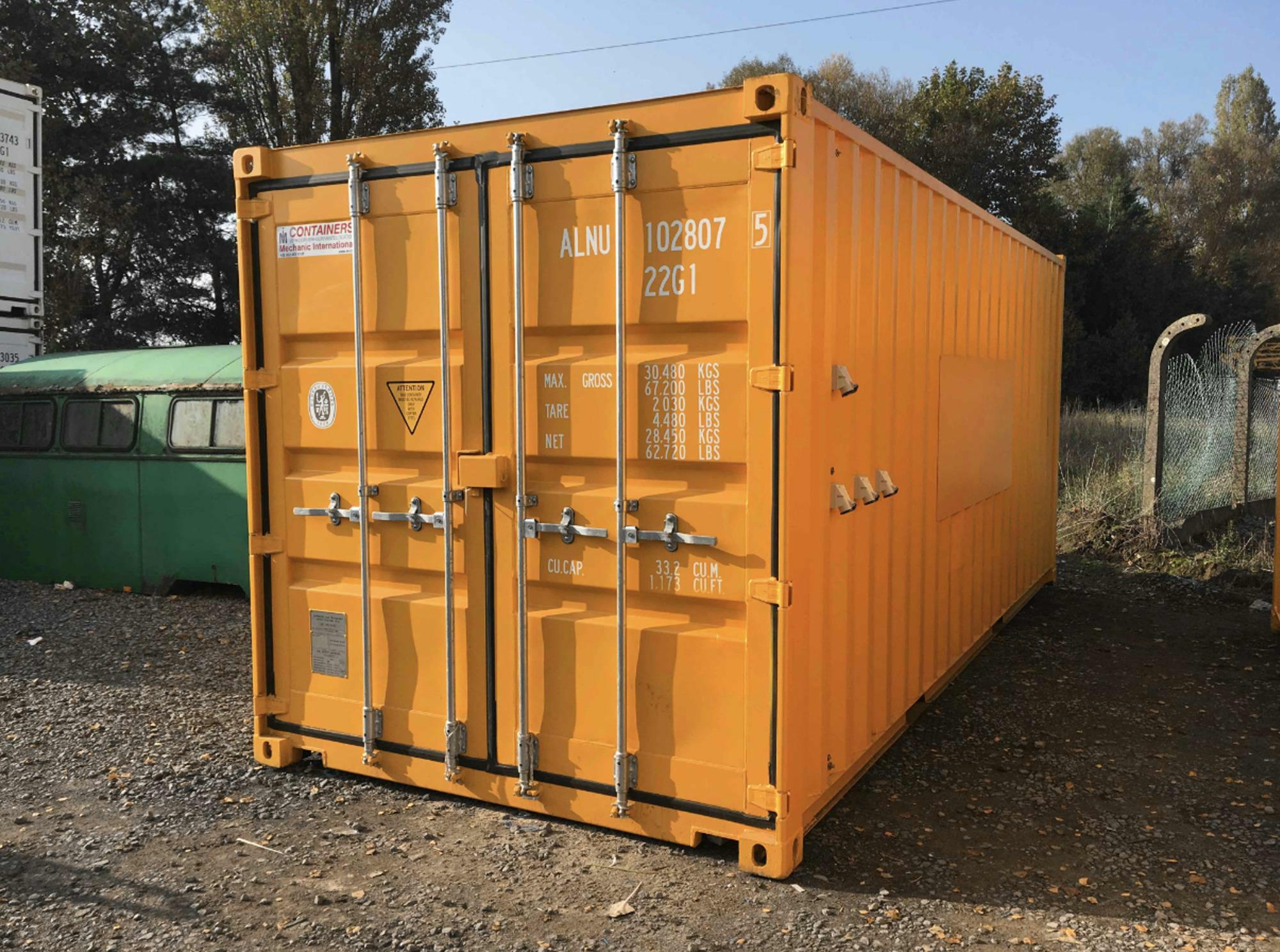 Mechanic International – Conteneur maritime 20 ft sur mesure avec ...