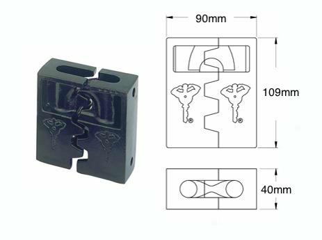 protège-pênes mul-t-lock c13 cadenas