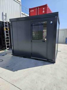 Neuer Baustellencontainer 3.00 x 2.40 m schwarz von Mechanic International