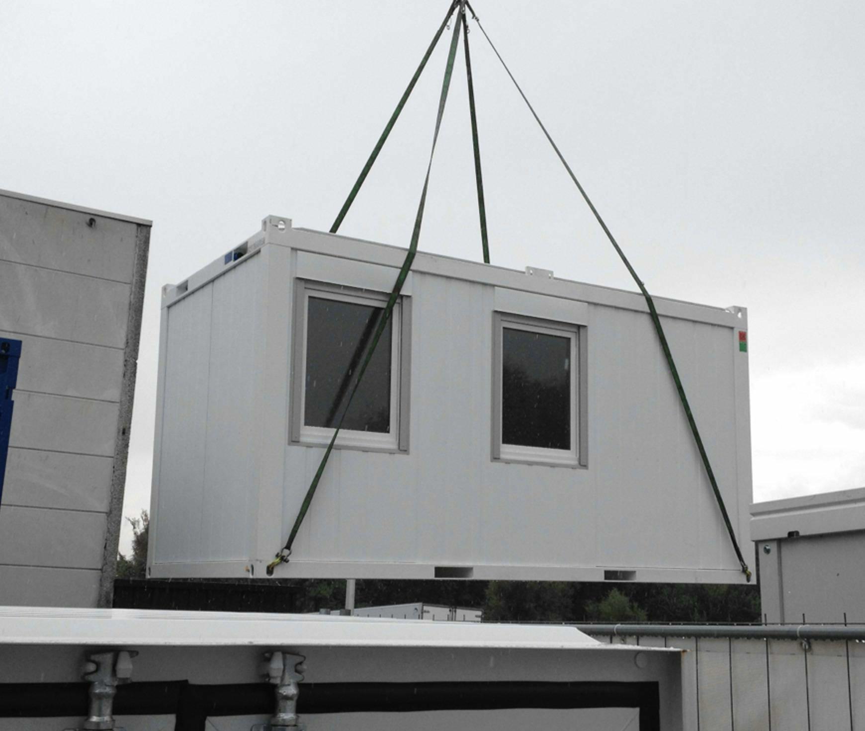 New 16FT office container Classic Line white from Mechanic International