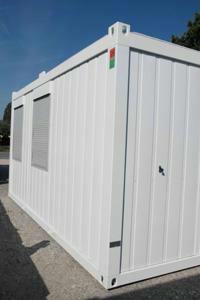 New 16FT office container Classic Line white from Mechanic International