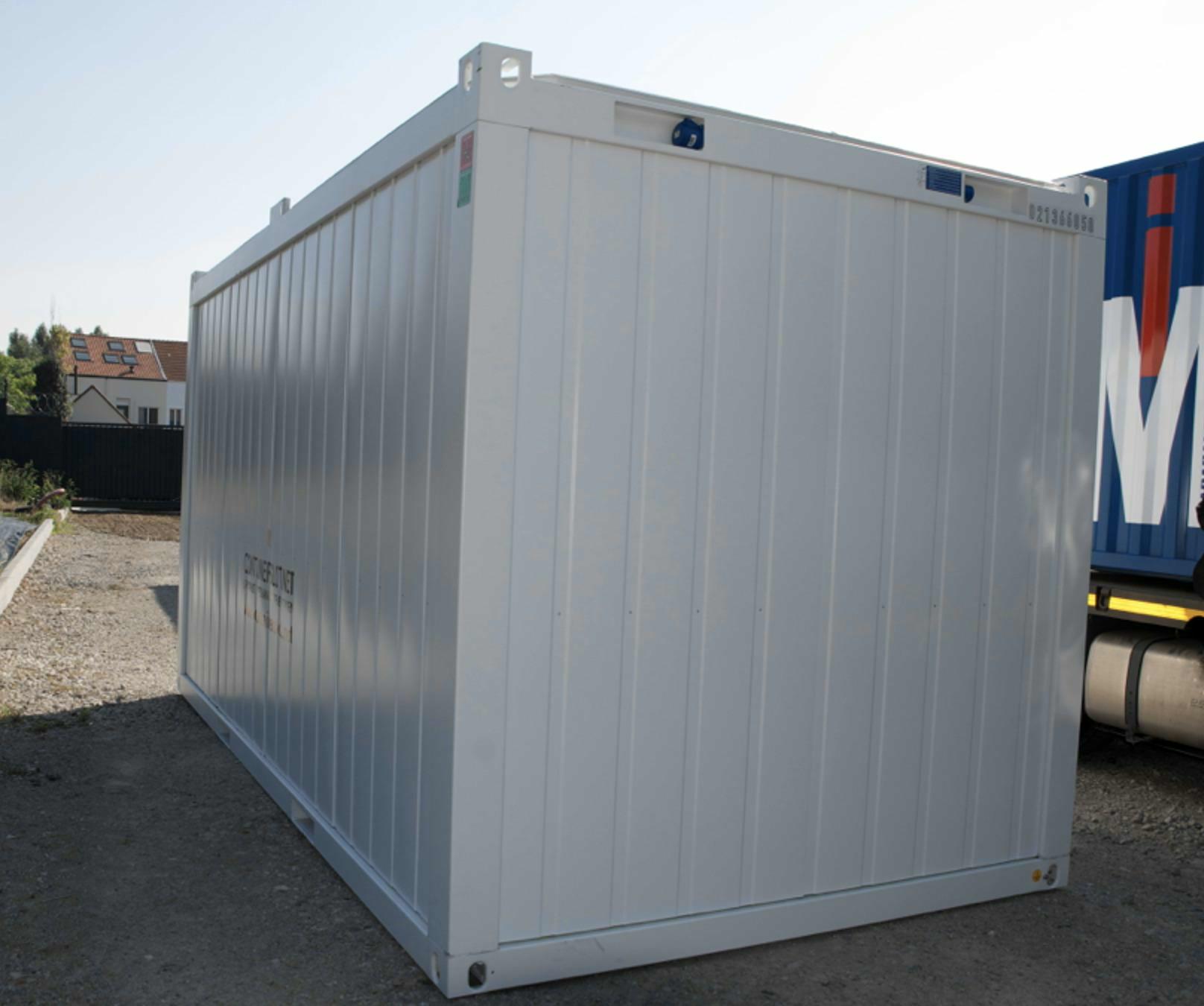 New 16FT office container Classic Line white from Mechanic International
