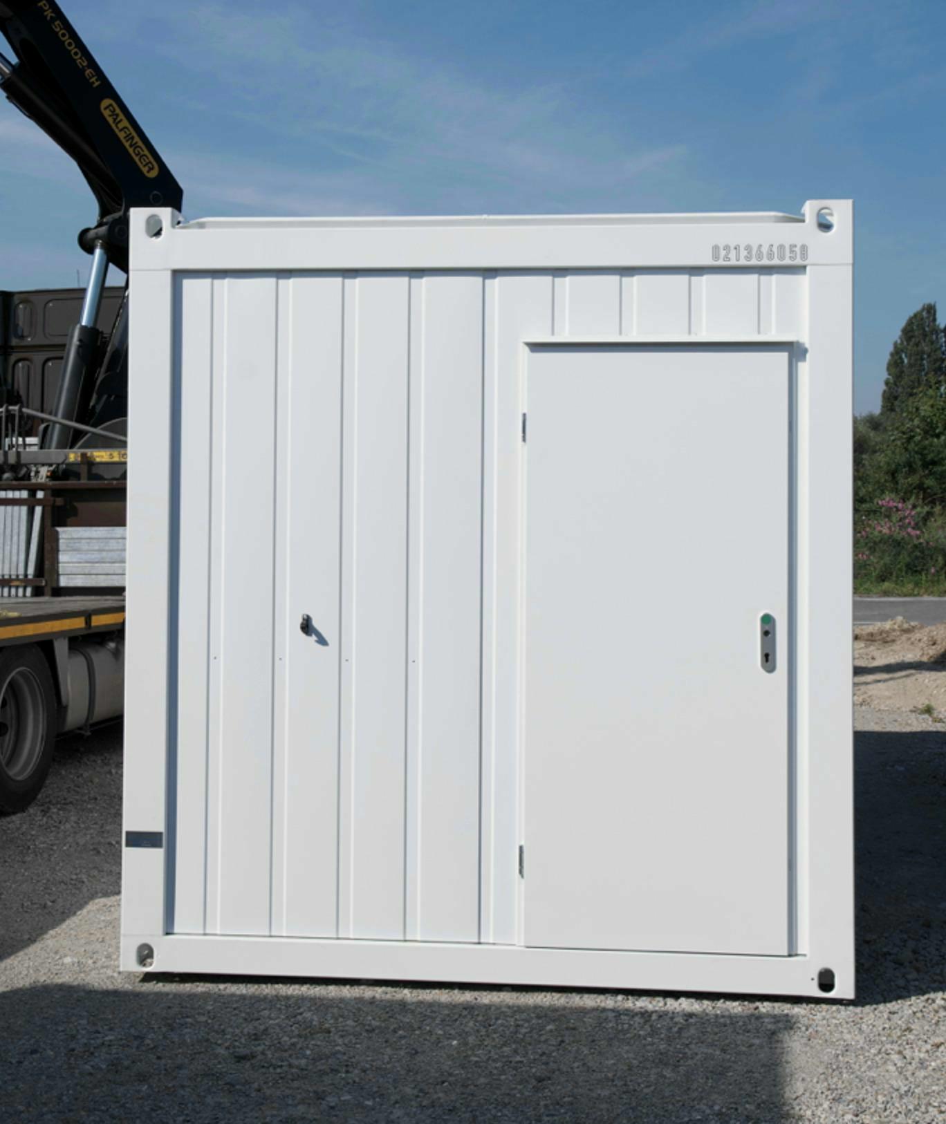 New 16FT office container Classic Line white from Mechanic International