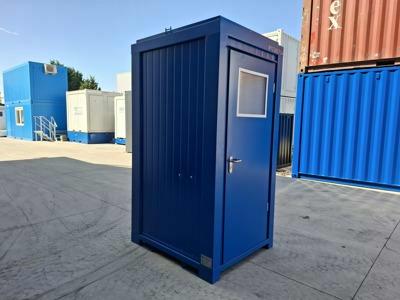 Nieuwe 5FT sanitair container Classic Line blauw van Mechanic International