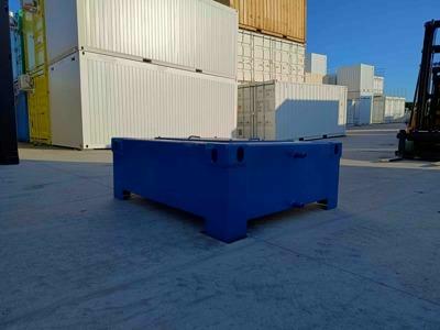 Clean water tank for 5FT sanitary container blue from Mechanic International