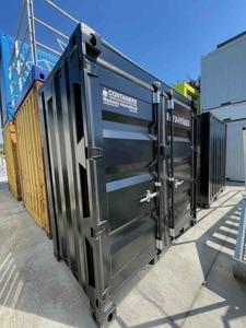 Vermietung 4FT Lagercontainer schwarz von Mechanic International