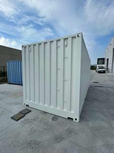 Verhuur 20FT Open Side zeecontainer wit van Mechanic International