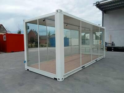 Tweedehands 20FT glascontainer wit van Mechanic International