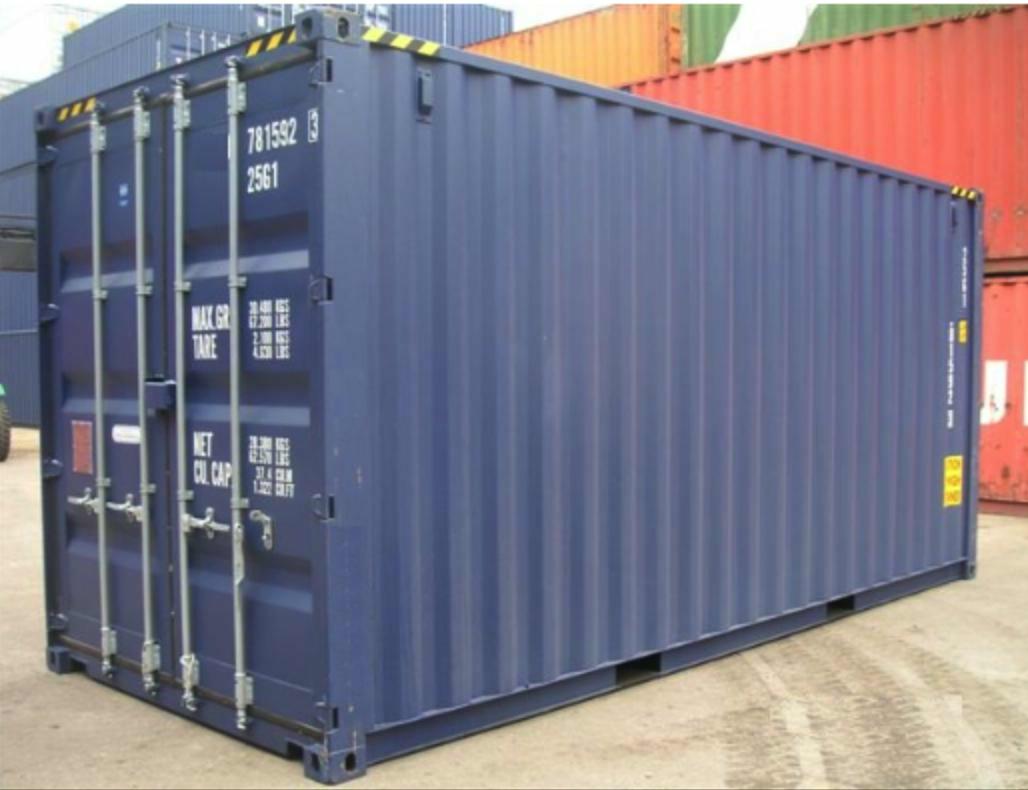 Location conteneur maritime 20FT High Cube bleu de Mechanic International