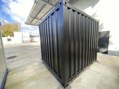 Second-hand 10FT storage container black from Mechanic International
