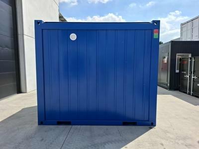 Neuer 10FT Sanitärcontainer Classic Line blau mit 2 Toiletten von Mechanic International