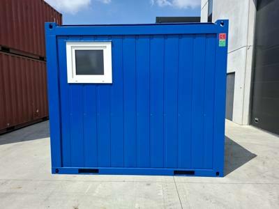 New 10FT sanitary container Classic Line blue with 2 toilets from Mechanic International