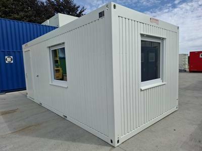 Nouveau conteneur bureau 6x3M Premium Line blanc de Mechanic International