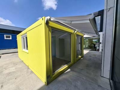 Conteneur bureau 20FT couplé Premium Line jaune de Mechanic International