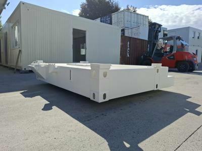 Wastewater septic tank for 8FT container white from Mechanic International