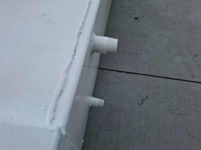 Réservoir d’eau propre pour conteneur 8FT blanc de Mechanic International