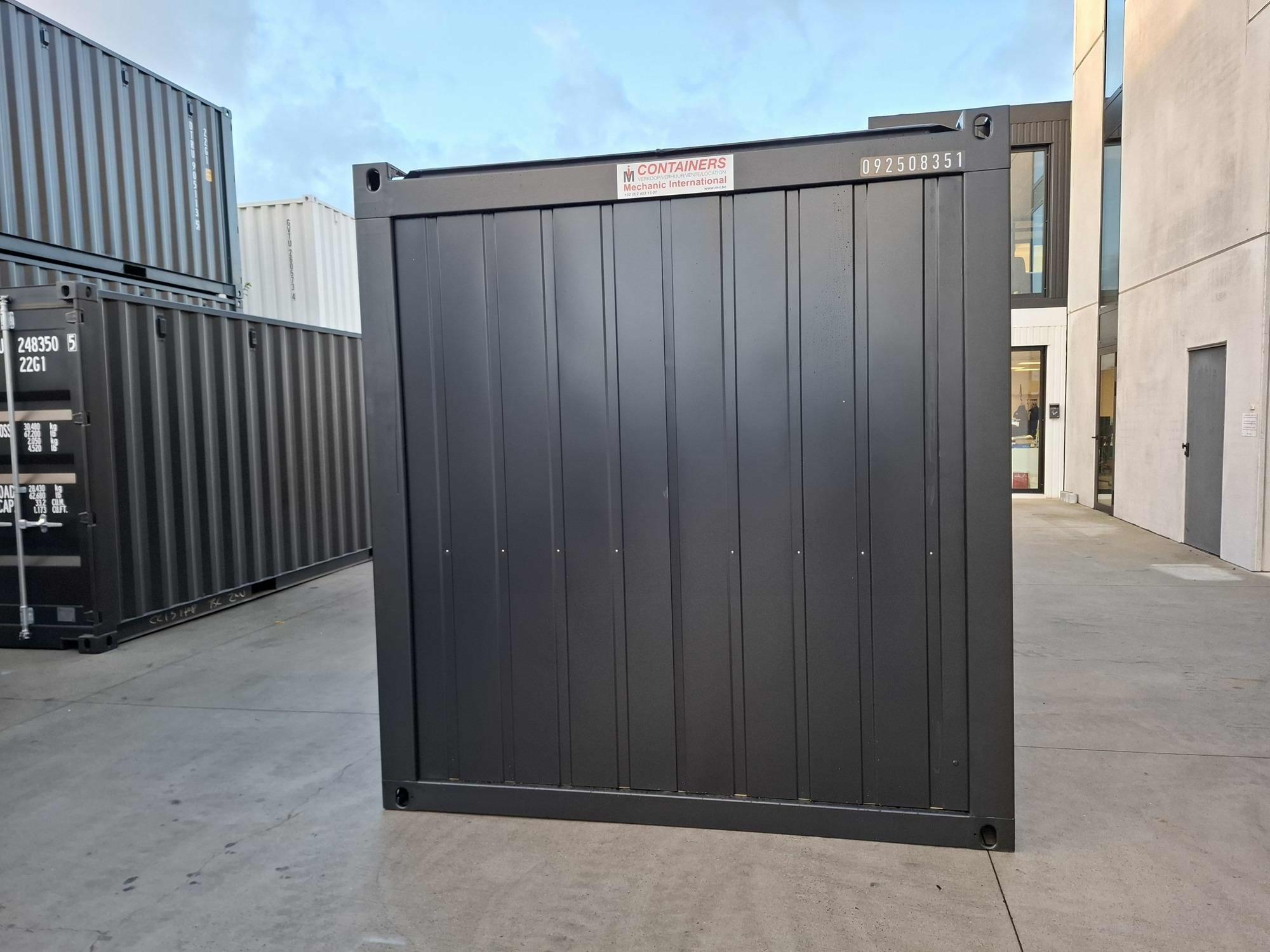 Custom 16FT Black Office Container | Mechanic International | Mechanic ...