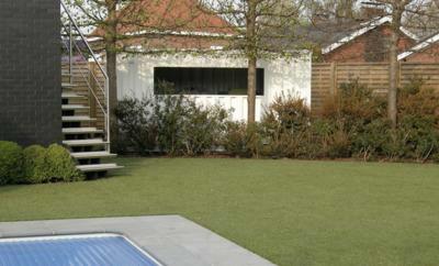 Steel container garden house