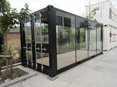 Neuer 20FT Glascontainer schwarz von Mechanic International