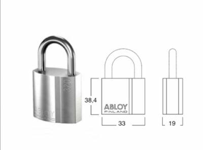 Abloy PROTEC 2 Vorhängeschloss PL321/20T, Abmessungen 20 mm, hochsicher und langlebig
