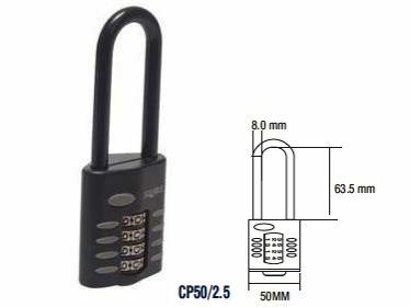 Cadenas à combinaison Squire CP40, robuste et fiable