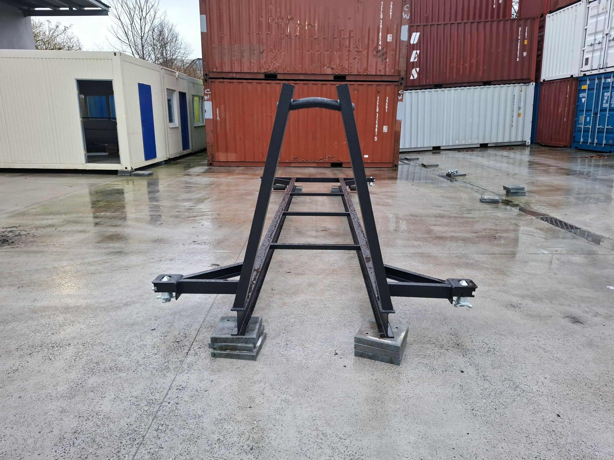 20ft Container Skid with Twistlocks & Rollers | Mechanic International ...