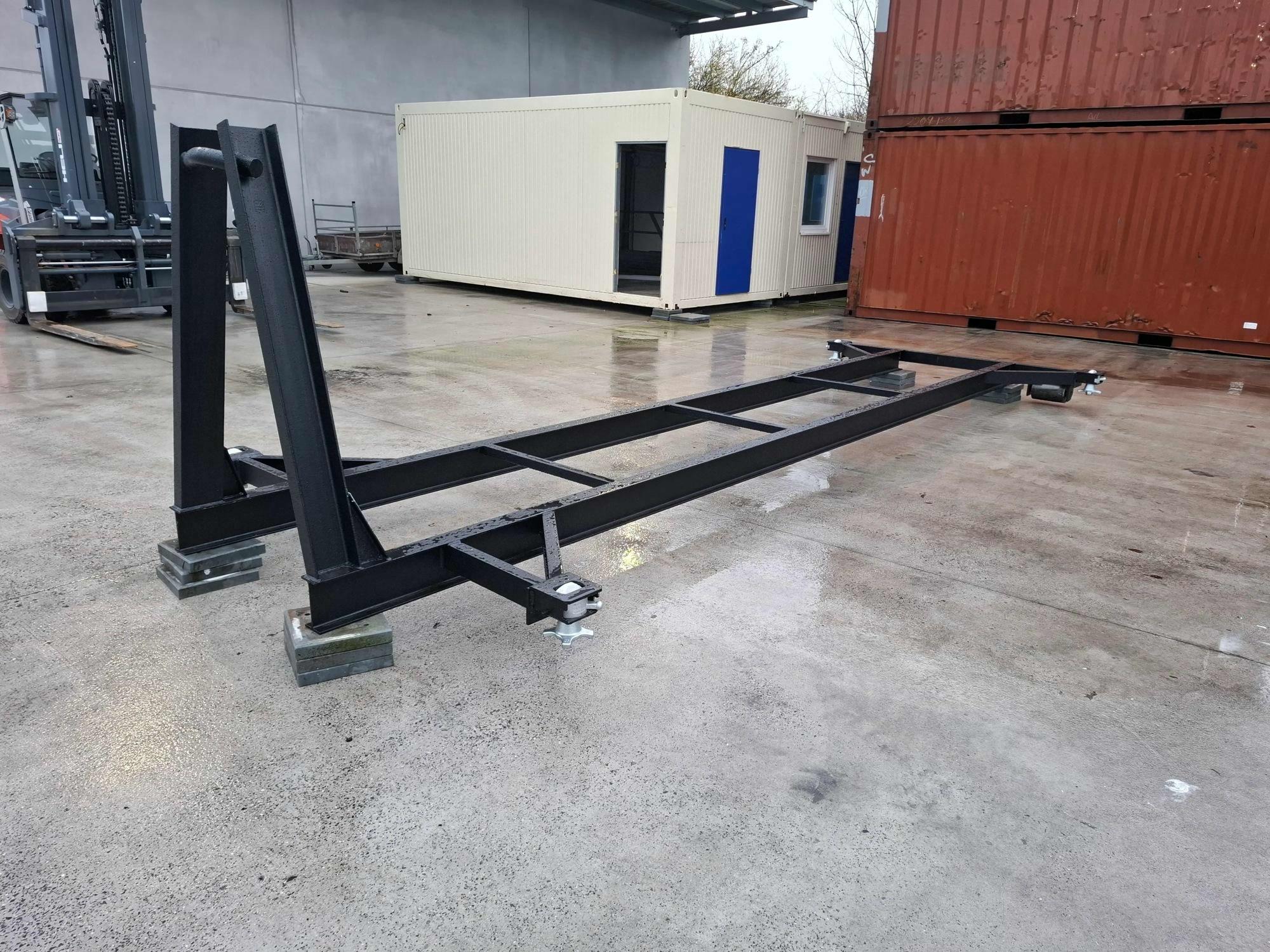 20ft Container Skid with Twistlocks & Rollers | Mechanic International ...
