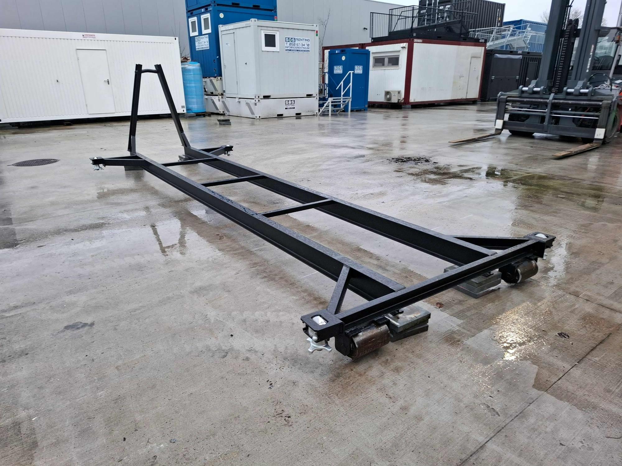 20ft Container Skid with Twistlocks & Rollers | Mechanic International ...