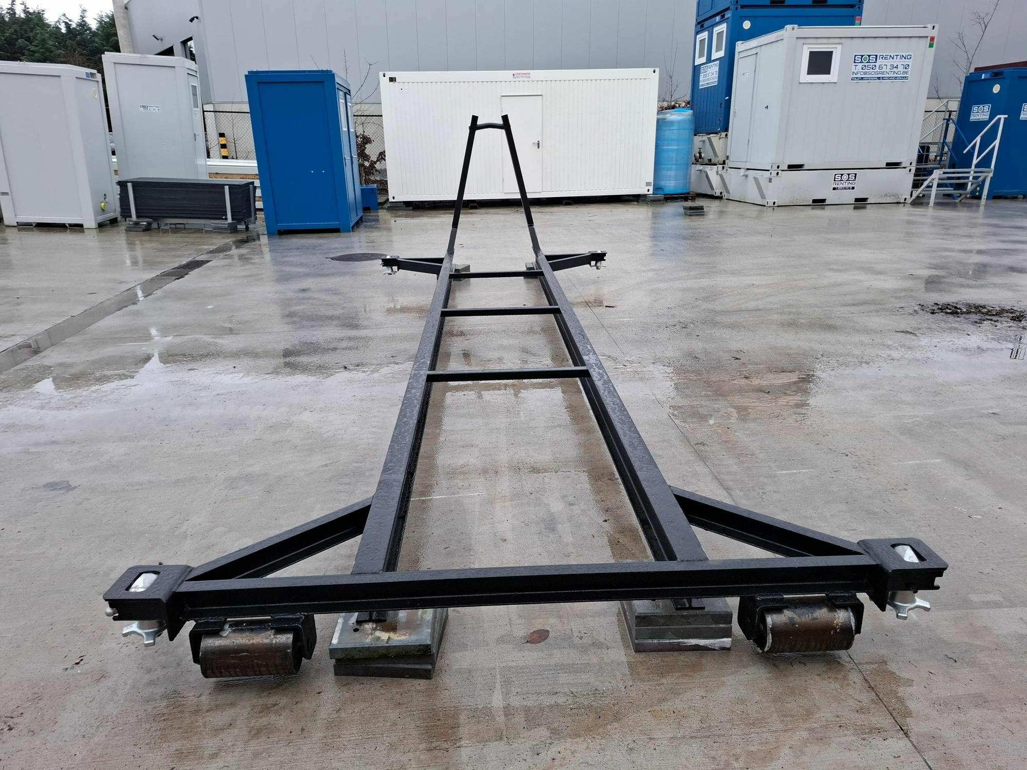 20ft Container Skid with Twistlocks & Rollers | Mechanic International ...