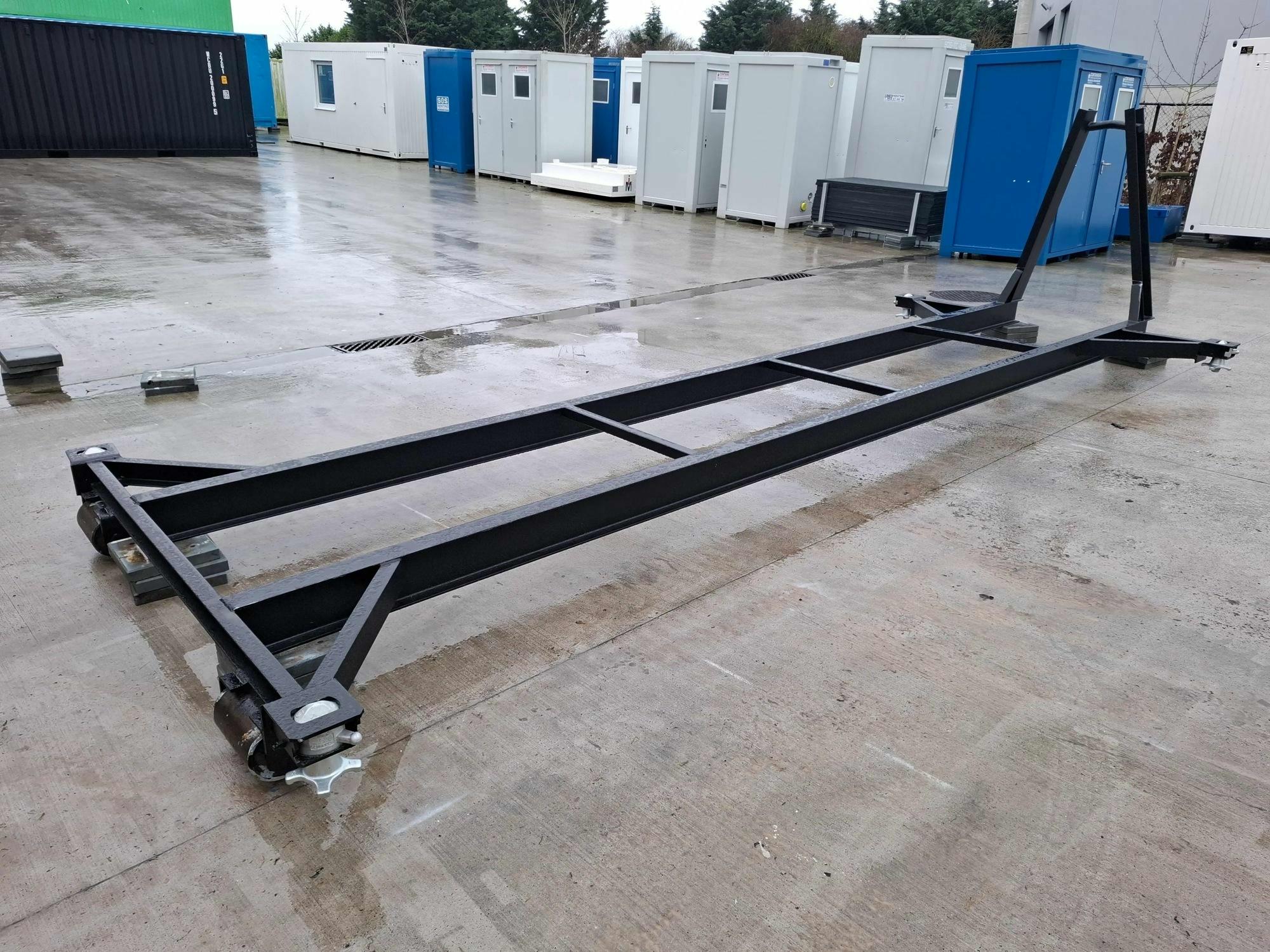 20ft Container Skid with Twistlocks & Rollers | Mechanic International ...
