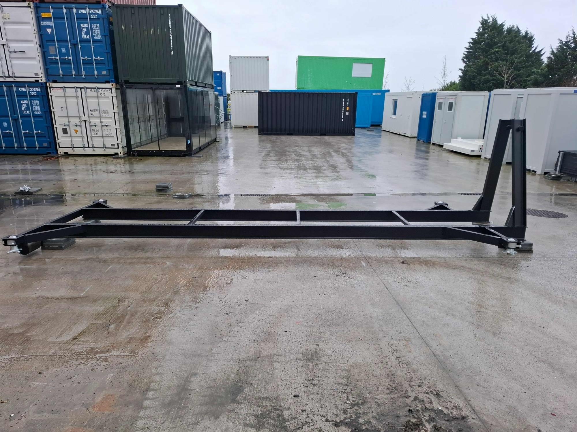 20ft Container Skid with Twistlocks & Rollers | Mechanic International ...