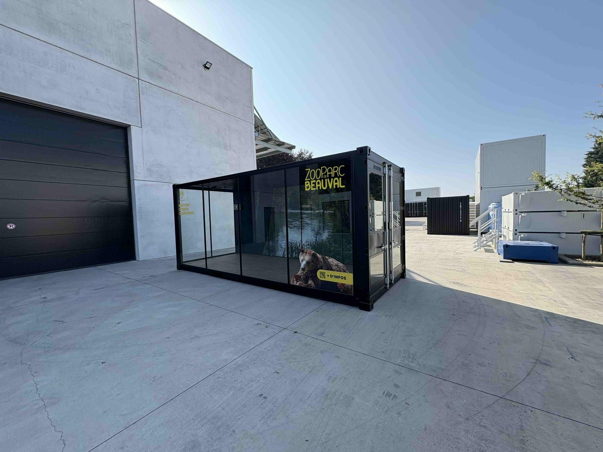 Mechanic International installe une conteneur promotionnel au ZooParc ...
