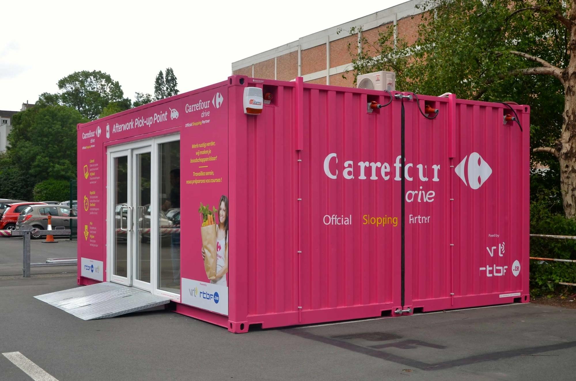 Custom Shipping Container: Carrefour Pickup Point VRT | Mechanic ...