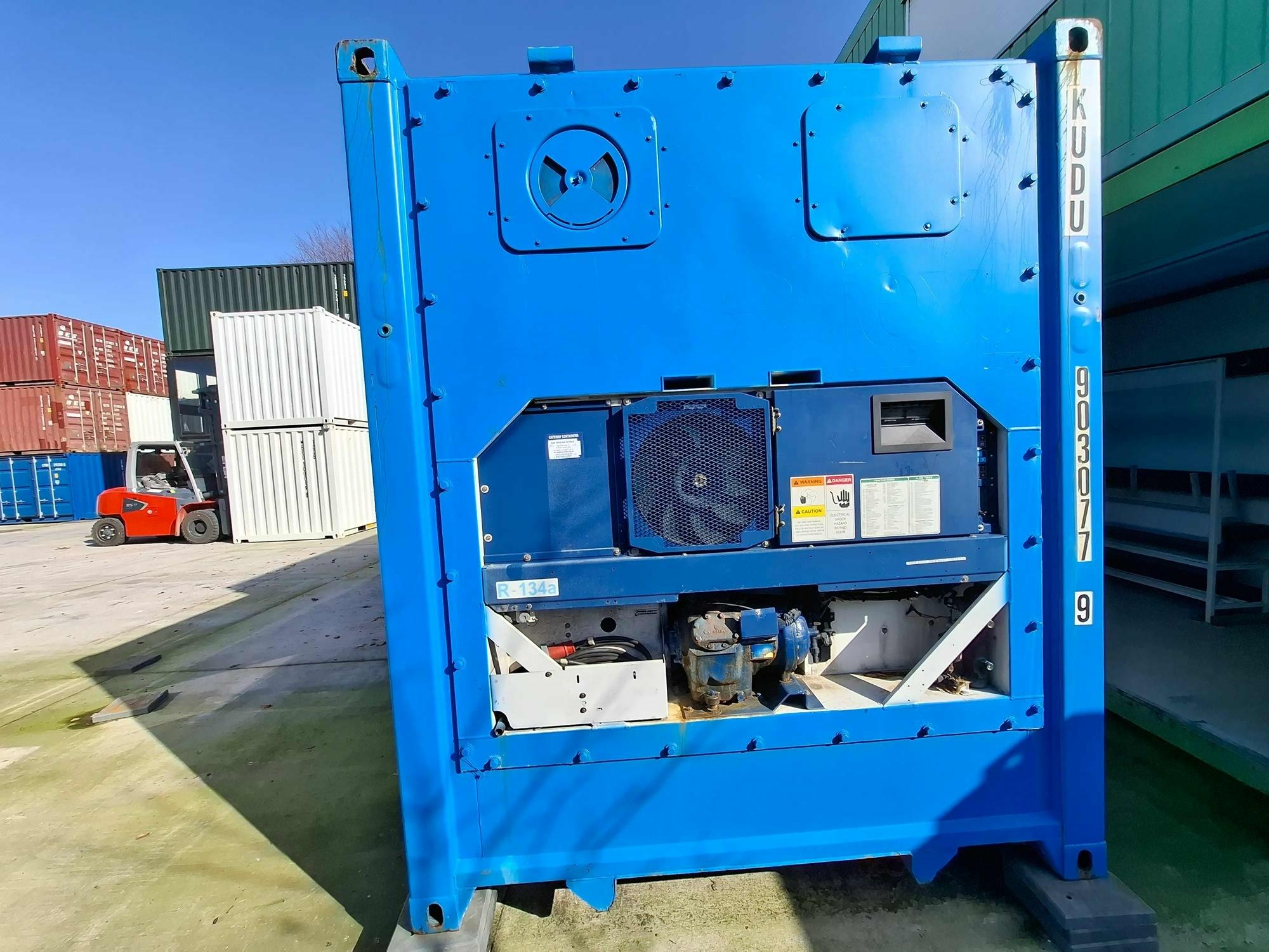 Conteneur frigorifique 40FT HC d'occasion avec moteur opérationnel chez Mechanic International