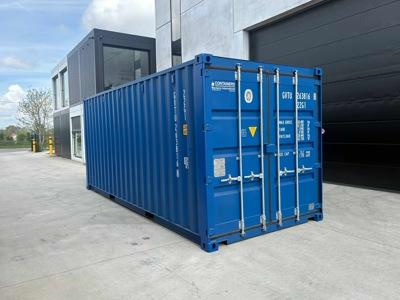 Conteneur maritime 20FT premier voyage bleu de Mechanic International