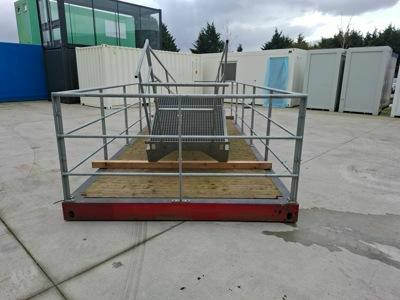Used 20ft Terrace Container with Stairs | Mechanic International ...