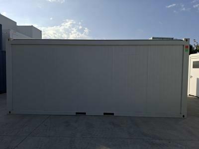 Tweedehands 20FT gekoppelde bureelcontainer Classic Line wit van Mechanic International