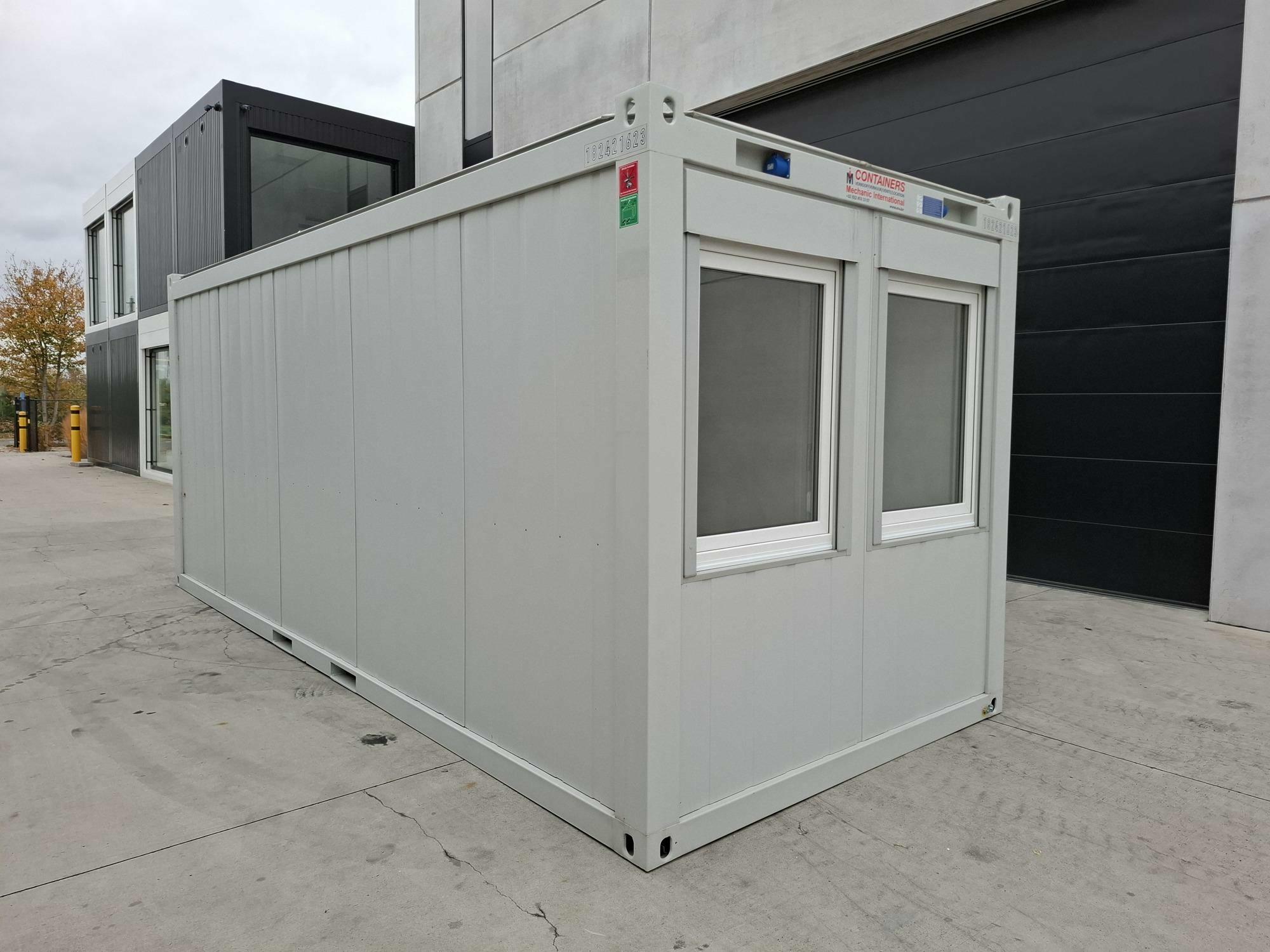 New 20FT office container with windows on short side – Classic Line ...