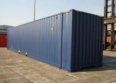 First voyage 45FT High Cube Pallet Wide blue shipping container from Mechanic International