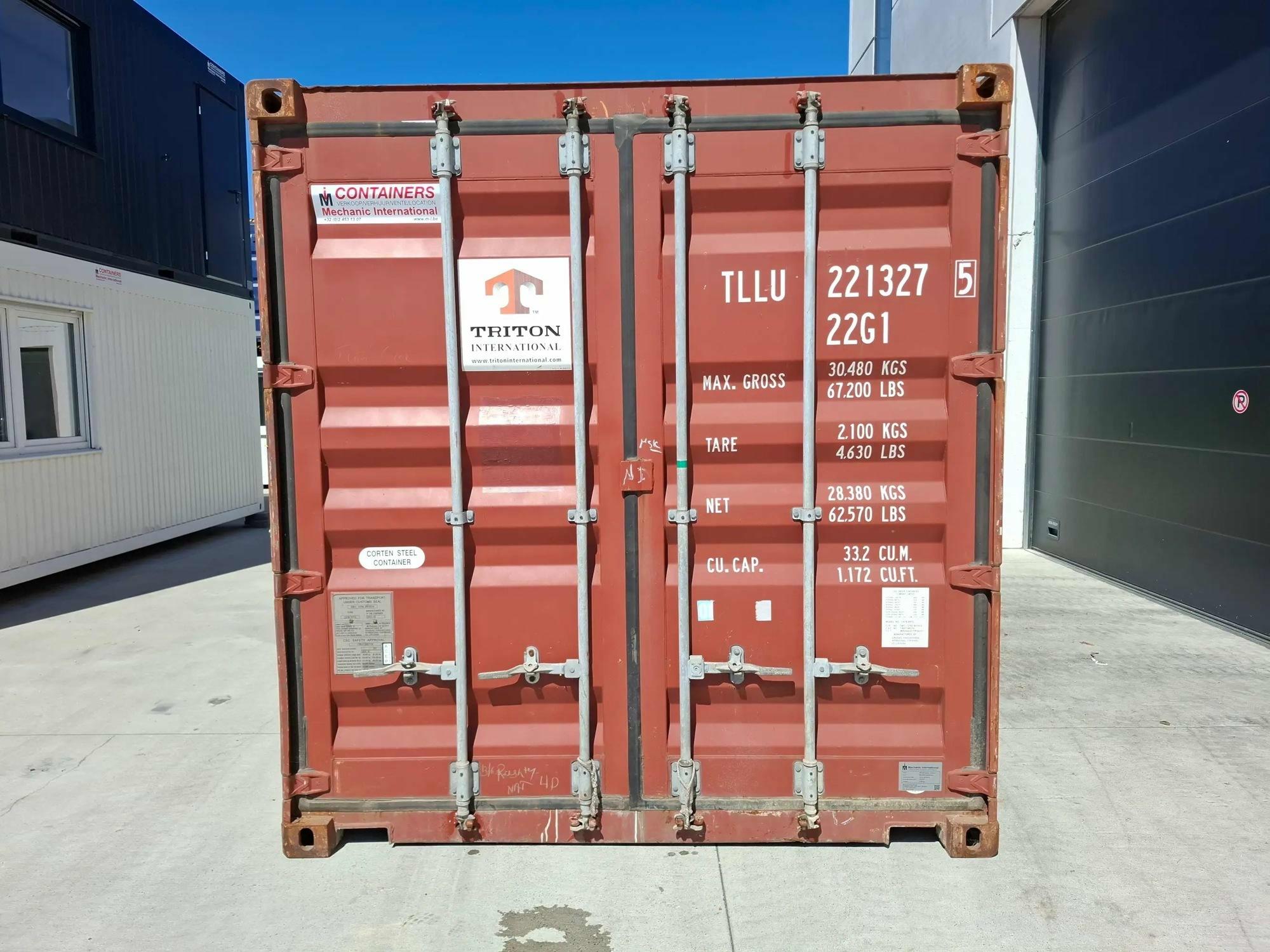 Tweedehands 20ft zeecontainer C-kwaliteit
