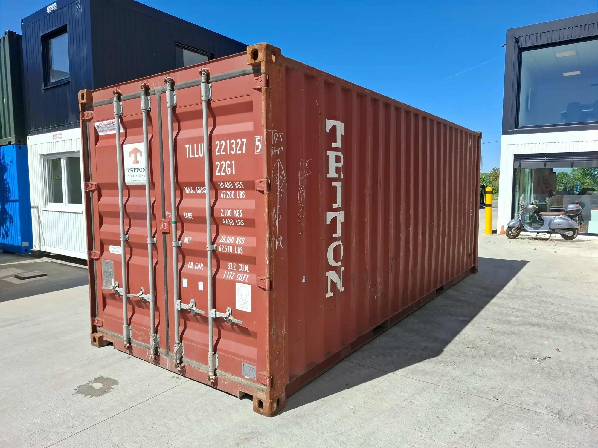 Tweedehands 20ft zeecontainer C-kwaliteit