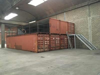 40FT zeecontainers als opslag voor Bowling en Karting Antwerpen