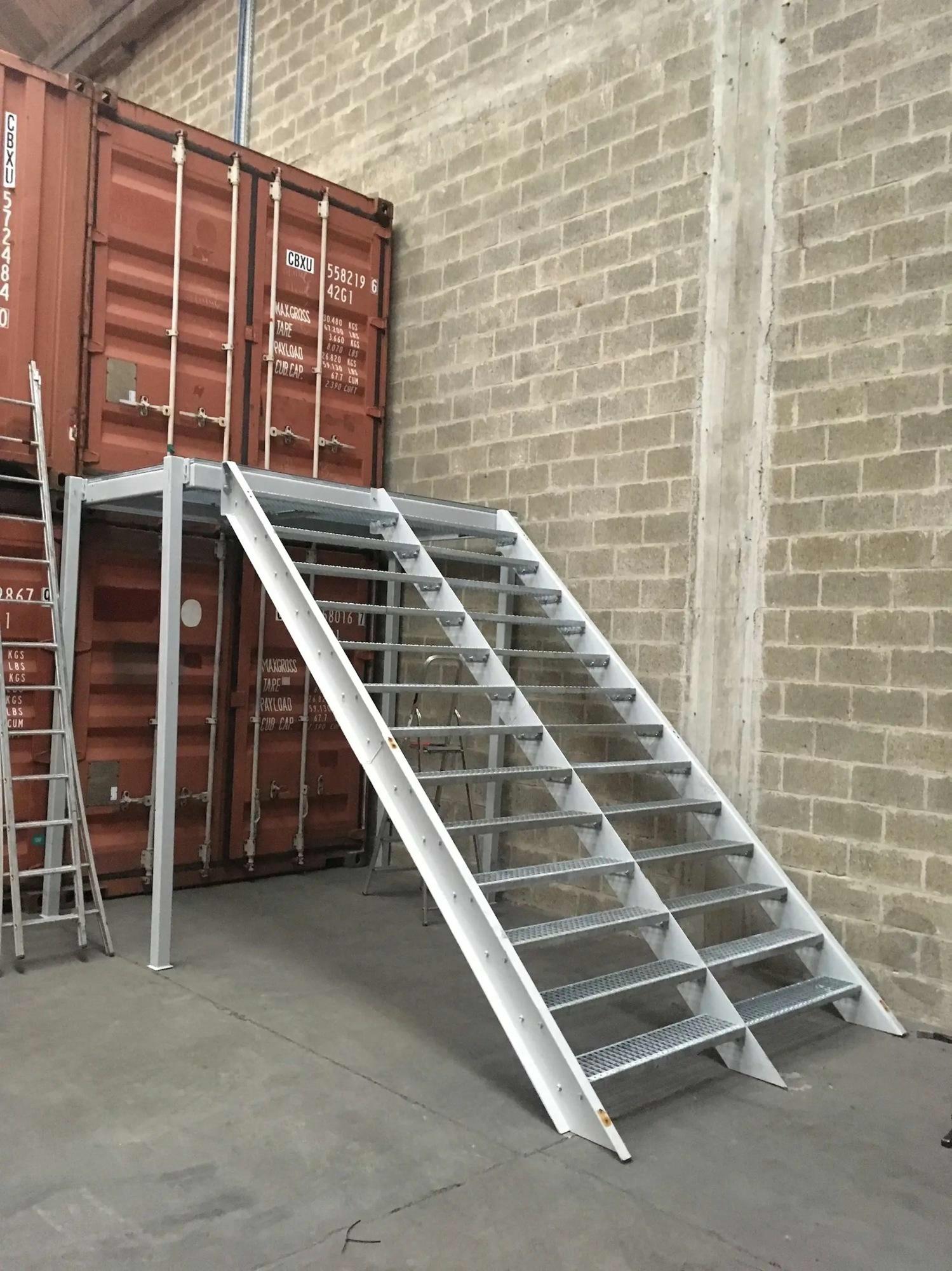 40FT shipping containers used for storage at Bowling and Karting Antwerp